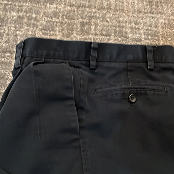 Dockers Mens Navy 30 X 30 Pleated Classic Fit  Pants - Picture 3 of 6